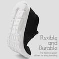 thumbnail image 4 of Zapatillas para correr ZGPWZWL para hombre, zapatillas negro/blancas, talla 10, 4 of 6
