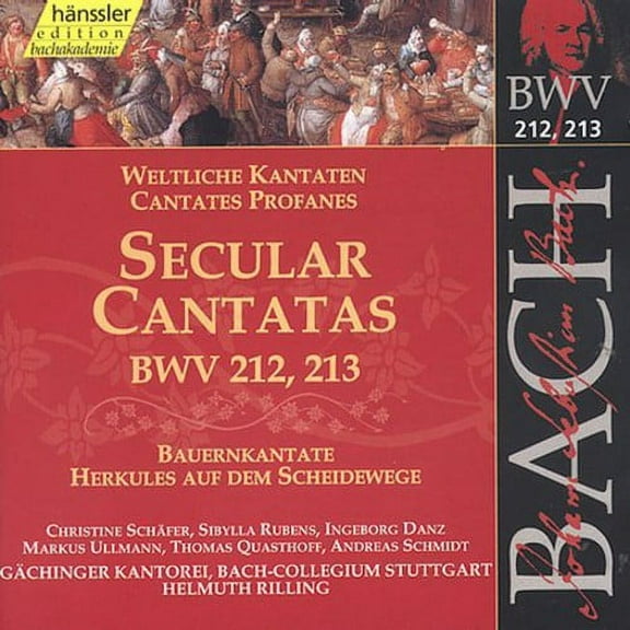 Helmuth Rilling - Secular Cantatas BWV 212-213 - Music & Performance - CD