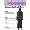 thumbnail image 4 of Terry Cloth Bathrobe Towel with Shawl Collar and Side Pockets, Unisex, 4 of 4