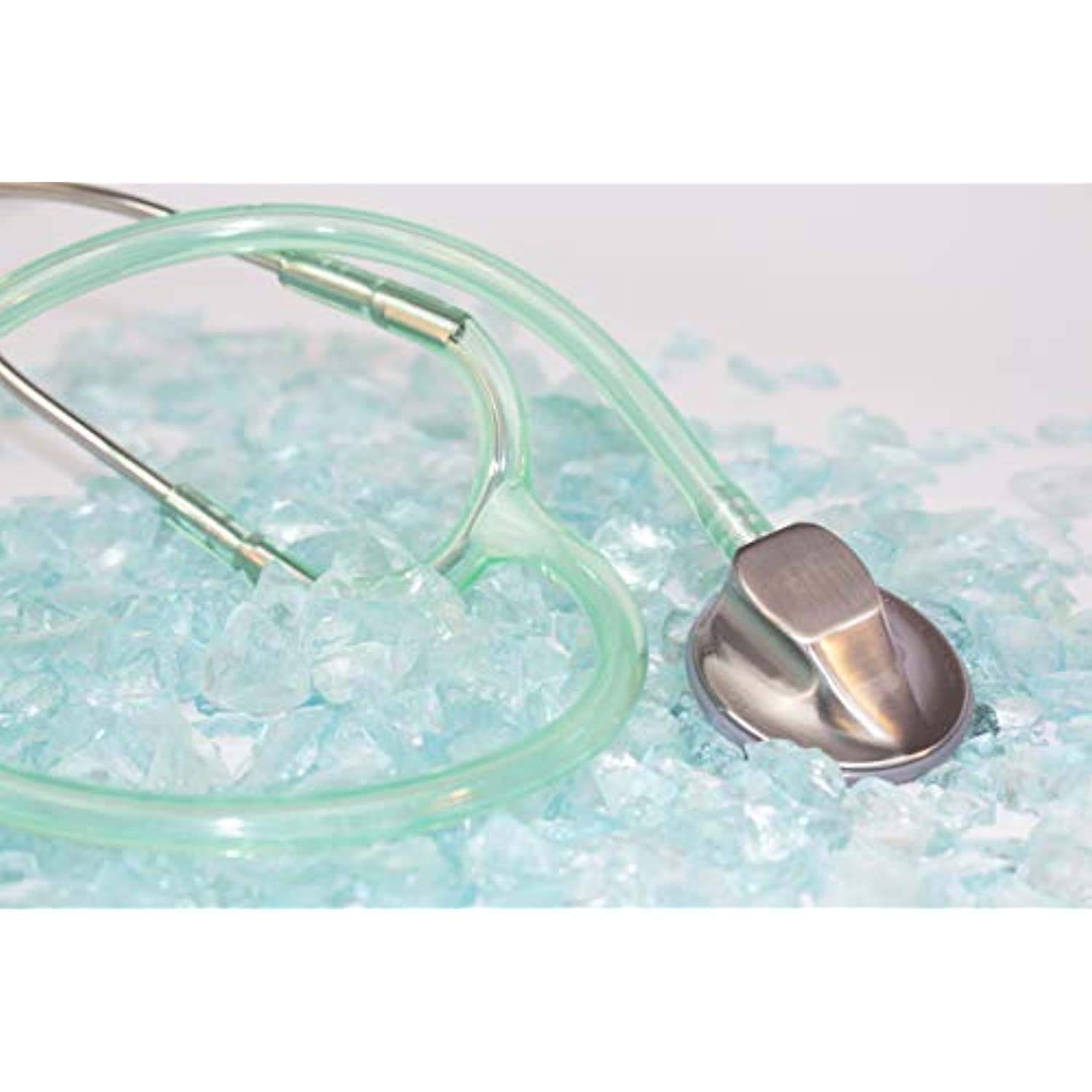 ADC Adscope 615 Platinum Sculpted Clinician Stethoscope with Tunable AFD Technology,, Sea Glass