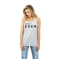 thumbnail image 2 of Thread Tank Dont Even Women's Sleeveless Flowy Racerback Tank Top Sport Grey Medium, 2 of 5