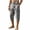 Gray, variant on cfhntfmh Mens Capri Pants Casual Lightweight Elastic Waist Cargos Drawstring Beach Yoga Pants with Pockets (Yellow,X-Large)