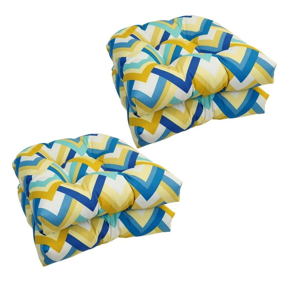 Blazing Needles 19-inch U-Shaped Dining Chair Cushions (Set of 4)  93184-4CH-OD-184