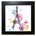 thumbnail image 1 of eiffel tower Shaped france black square frame picture wall tabletop, 1 of 3
