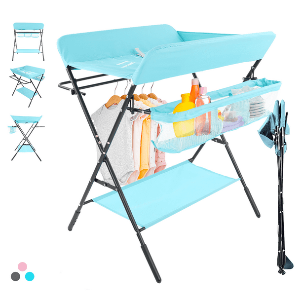 Cambiador De Pañales Para Bebé Plegable Portátil Ligero Baby Gaon Color Verde GN-DC01