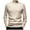 Khaki, variant on hotojiny Men's Sherpa Lined Sweater Winter Thermal Knit Pullover Lightweight Crewneck Warm Basic Tops for Big and Tall