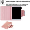 thumbnail image 2 of Dteck Smart Case for Apple iPad 9th Generation (2021) 10.2-inch,Magnetic PU Leather Card Holder Wallet Folio Case iPad 10.2" 8th/7th Gen Kickstand Automatic wake/sleep Cover,Rosegold, 2 of 5