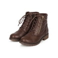 thumbnail image 5 of New Women Nature Breeze Susana-02 Quilted Leatherette Round Toe Combat Boot, 5 of 5
