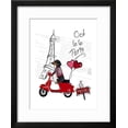 thumbnail image 2 of Dachshund In Paris, Animals Transportation Framed Art Print Wall Art by Fab Funky Sold by Art.Com, 2 of 5