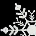 thumbnail image 2 of Northlight Glitter Snowflake Christmas Ornaments - 6.25" - White - 24ct, 2 of 3