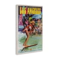 thumbnail image 2 of Stupell Industries Victorian Vintage Los Angeles Travel Canvas Art, 16 x 24, by Vintage Posters, 2 of 8