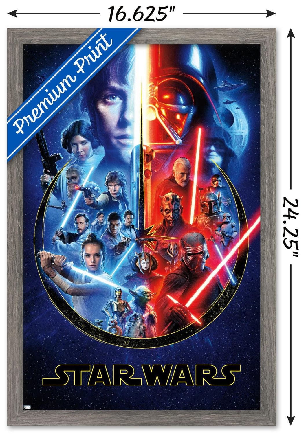 Star Wars - Skywalker Saga Wall Poster, 22.375" x 34"