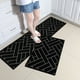 thumbnail image 4 of Imprescindibles para dormitorios, tapete de cocina, 2 alfombras de cocina, tapetes acolchados para el suelo, tapete antideslizante para escritorio de pie, juego de tapetes de cocina impermeables para, 4 of 8