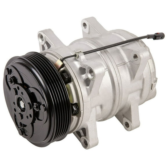 AC Compressor & 128mm 6-Groove A/C Clutch For Isuzu NPR Replaces DKS15CH 509630-0082 509640-1484 - BuyAutoParts