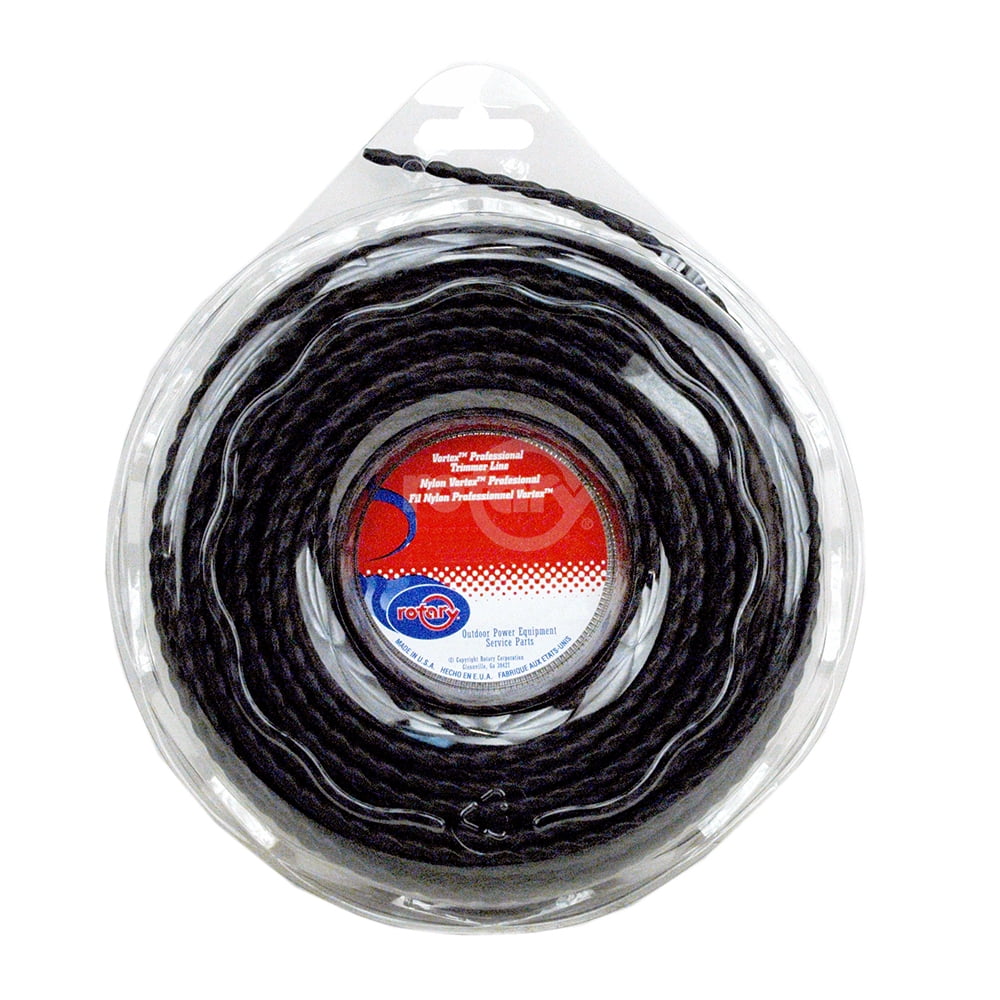 Rotary Item 12168, Trimmer Line .155 Lg Donut Black Vortex Line