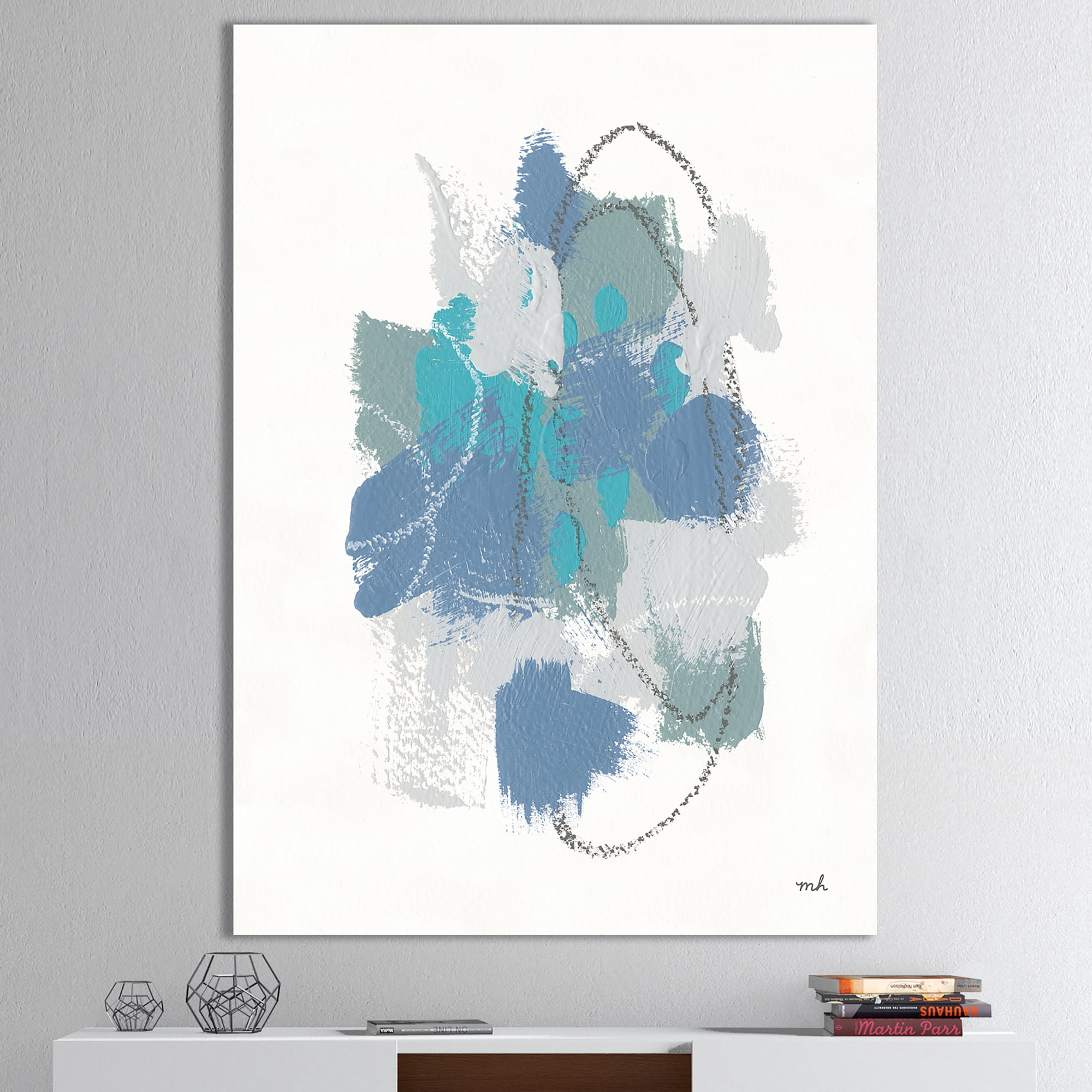 Designart 'Hopeful III' Modern Farmhouse Canvas Art