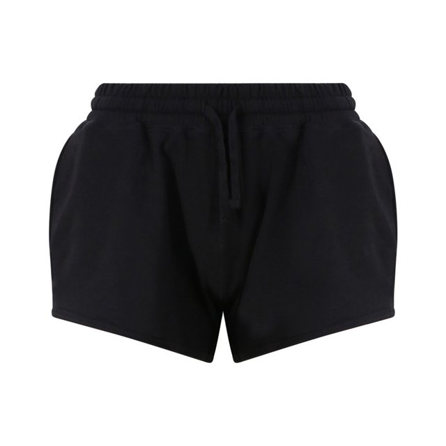 AWDis Cool - Pantalones Cortos Girlie para Mujer (Negro Azabache)