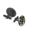 thumbnail image 2 of Daisy Elegant Stainless Steel Cuff Links Set for Formal Attire and Special Occasions, 2 of 6