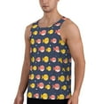 thumbnail image 2 of Fotbe Cute Puffer Fish Pattern Men's Quick Dry Workout Tank Top Gym Muscle Tee Fitness Bodybuilding Sleeveless T Shirt Breathable Workout Shirt-Medium, 2 of 9