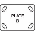 thumbnail image 3 of Hamilton Plate Caster,Swivel,Phenolic,4 in.,800 lb,B S-WH-4P-4SL-FB, 3 of 4