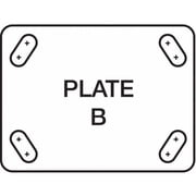 Plate Caster,Swivel,Poly,8 in,1200 lb,Blu,B S-WH-8SPB-4SL-IB