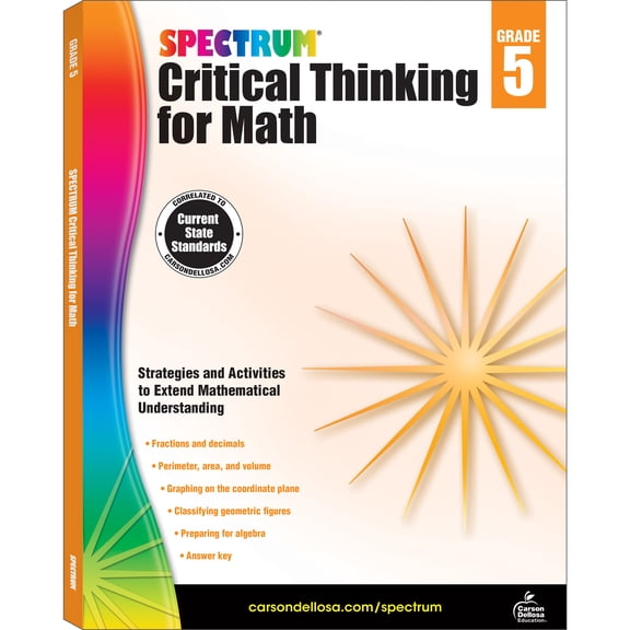 Spectrum: Spectrum Critical Thinking for Math, Grade 5 (Paperback)