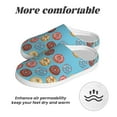 thumbnail image 6 of Kdxio Cute Donut Women's Men's Slippers Plush Slip-On House Slipper for Winter Indoor Soft Cushion Non-slip Fluffy Slides Slippers-11, 6 of 7