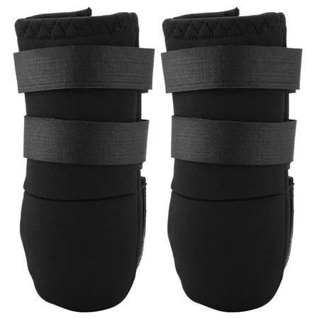 2Pcs Dog Boots Shoes For Different Size Dogs With Two Adjustable Straps Antislip Sole L