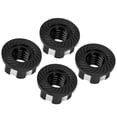 thumbnail image 2 of 4 Uds M4 tuercas hexagonales talladas aleación de aluminio aptas para HSP Sakura D3 D4 1/10 RC CarBlack, 2 of 10