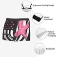 thumbnail image 6 of Daiia Ribbon Breast Cancer Awareness Men's Underwear Boxer Briefs, Cotton Stretch Moisture-Wicking Underwear-Medium, 6 of 9