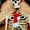 B, variant on 12-Foot Giant Skeleton Santa Claus Outfit, Complete Christmas Scarf and Hat Set for Large-Scale Holiday Display and Decorations B