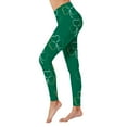 thumbnail image 2 of EHRWE High Waisted St.Patrick's Day Leggings for Women Shamrock 2024 Casual Stretchable Printed Tight Lifting Fitness Leggings Yoga Pants, 2 of 5
