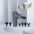 thumbnail image 1 of RadioHead Portable Vibration Massage Gun with 6 attachment equipped Smart Light System, 1 of 1