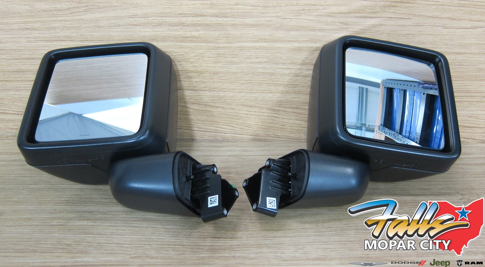 18 - 19 Jeep Wrangler JL Manual Folding Body Relocation Mirror Kit