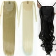 thumbnail image 3 of Happydeer Women Binding Ponytail Ponytail Hairpiece Clip in Hair Extensions Hair Pieces, 3 of 8