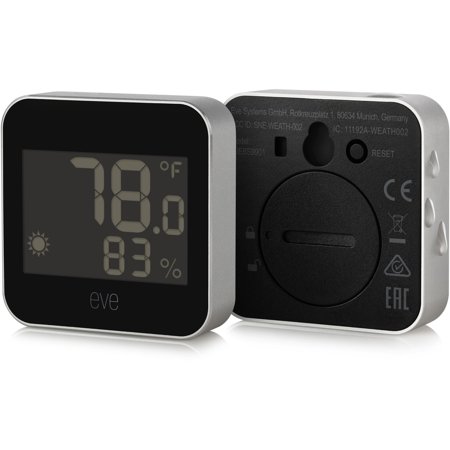 Eve Weather - Connected Weather Station with Apple HomeKit technology, Bluetooth and Thread