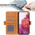 thumbnail image 4 of Galaxy S20 FE 5G Case, Wallet Folio Flip PU Leather Magnetic Buckle Slim Back Cover Built-in Card Holder Slot and Stand for Samsung Galaxy S20 Fan Edition 5G (Khaki), 4 of 12