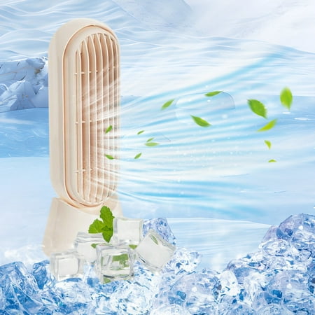 

Latrodar Clearance Portable Tower Fan Office Silent Mini Fan Three-Dimensional Electric Fan Small Bladeless Vertical Fan USB Rechargeable Space Saving for Bedroom Home Office Weekly Deals