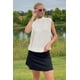 thumbnail image 5 of Chaleco tipo suéter Arach&Cloz Primavera 2025 de cachemir blanco roto para mujer, 5 of 6