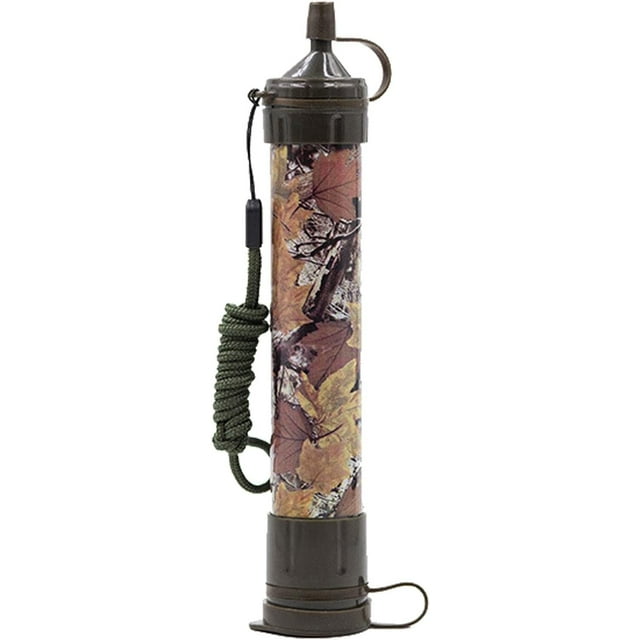 Mini filtro de agua para exteriores | Filtro de agua de emergencia, filtro de agua personal portátil, sistema de purificación de agua para supervivencia