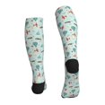thumbnail image 2 of Bixox Transport Travel Print Compression Socks,Compression Socks Women & Men Circulation for Medical,Running,Athletic, 2 of 7