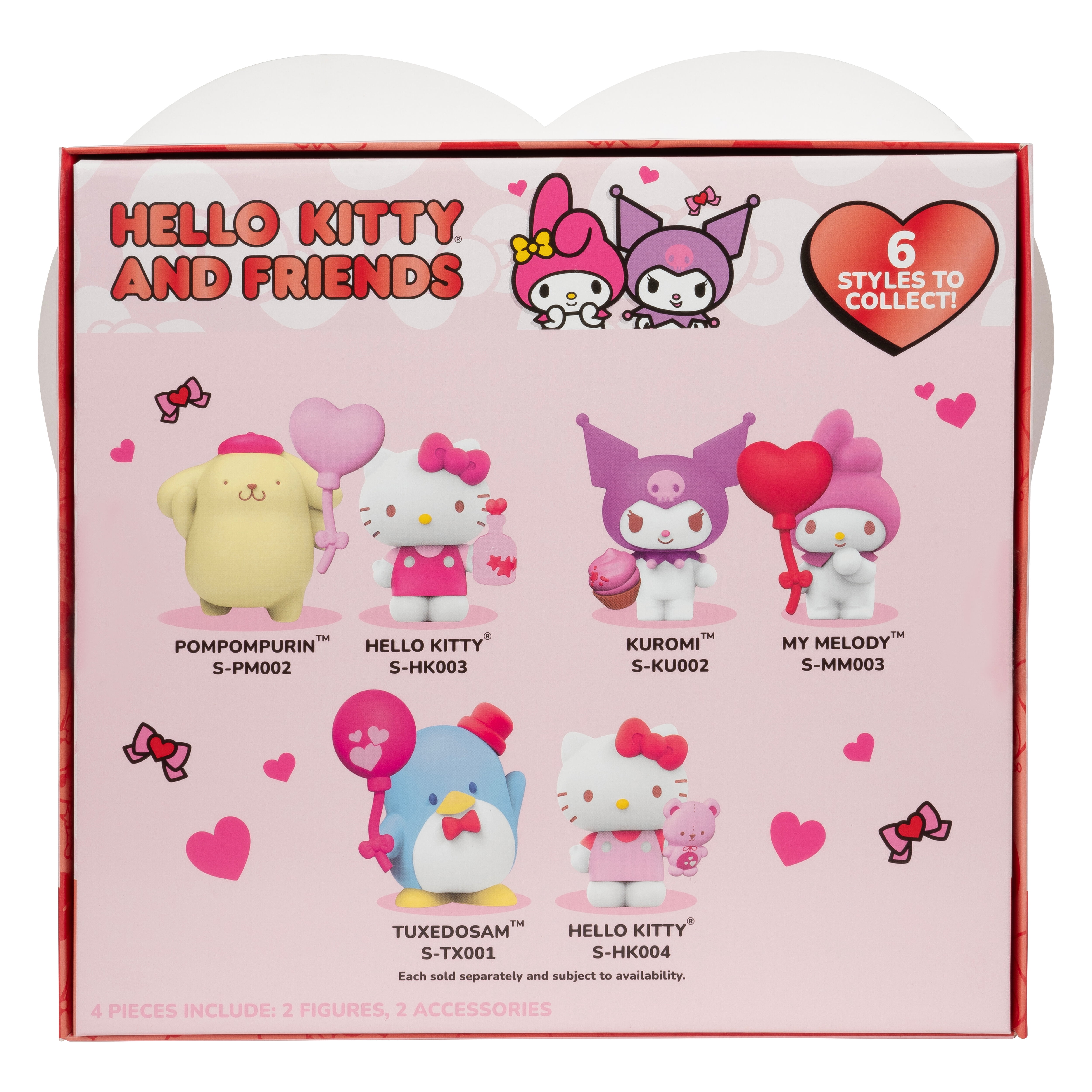 Hello Kitty - Brandclub - Hello Kitty 2-Figure Pack Valentine