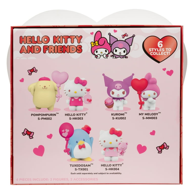 Hello Kitty 2-Figure Pack Valentine (Kuromi Cupcake, My Melody