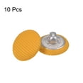 thumbnail image 3 of Uxcell 10pcs 20L Fabric Cloth Covered Button 12.5mm Metal Shank Round Sewing Buttons for Suits Dress Blouses, Yellow, 3 of 5