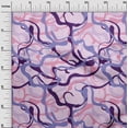 thumbnail image 3 of oneOone Cotton Jersey Violet Fabric Abstracts Fabric For Sewing Printed Craft Fabric By The Yard 58 Inch Wide, 3 of 5