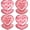 Valentines 48pcs, variant on Cats Happy Birthday Party Plates Set, 144PCS Cats Themed Paper Plates Napkins Cups Knives Forks, 24 Set Blue Pink Disposable Tableware Set for Birthday Party Supplies
