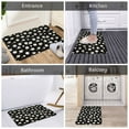 thumbnail image 5 of Vsdgher Daisies Flowers print Flannel Anti-Slip Floor Mat Comfort Mat Floor Carpet for Decor, Non-Slip, Home, Office, Laundry, Durable, 5 of 5