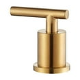 thumbnail image 2 of Pemberly Row Widespread Brushed Gold Bathroom Basin Sink Faucet, 2 of 8