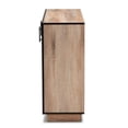 thumbnail image 4 of Baxton Studio Patton Modern and Contemporary Natural Oak Finished Wood 3-Door Dining Room Sideboard Buffet, 4 of 6