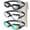 01 Black & Grey/Black & Clear/Aqua, variant on Adult Swim Goggles,3 Pack Swimming Goggles for Swimming,Goggles Swimming for Women and Men,Anti Fog Swim Goggles